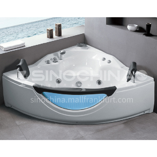 Acrylic corner surfing Jacuzzi bathtub against the wall Home triangular bathroom soaking bathtub AO-6090
